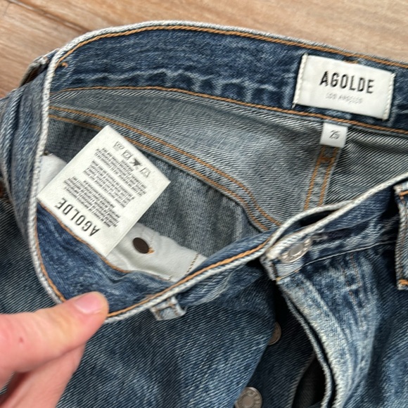 AGOLDE Riley Button Fly - Size 25 - Picture 2 of 7